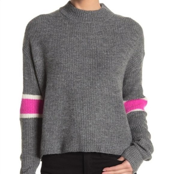 John + Jenn Sweaters - Anthropology John + Jenn Varsity Stripe Sweater